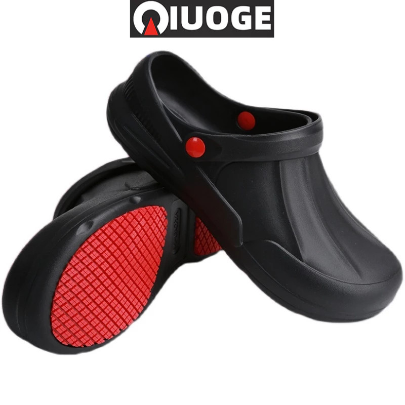 Sepatu Anti Selip Sepatu Kerja Koki Dapur Tahan Minyak Tahan Air Tahan Aus Restoran Barat Restoran H