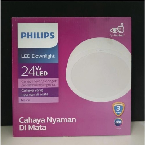 TERBARU - Downlight Meson Outbow Philips 24Watt 6500k/3000k