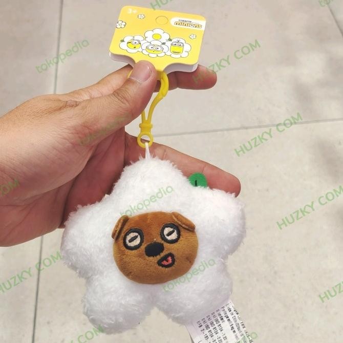 MINISO Gantungan Kunci / Hiasan Tas MINIONS Bob+Tim Collection 12.7cm YS99