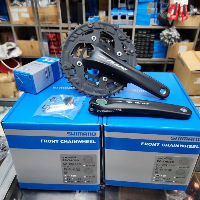 Crank set alivio FC T4060 48 36 26 arm 170 original alivio FC 4060 HT2 The best