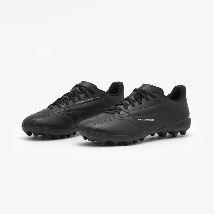 Decathlon Kipsta Sepatu Sepak Bola 100 MG - Hitam - 8808623