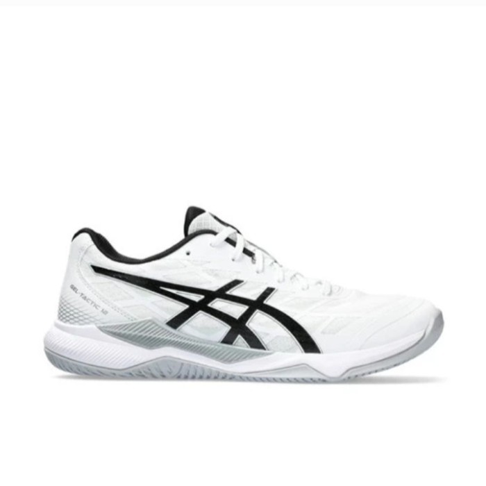 Sepatu Voli Pria Asics Gel Tactic 12 White Black 1071A090.100
