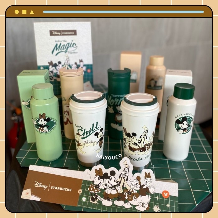 New Tumbler Starbucks X Disney Mickey Minnie Mouse / Starbucks Disney Terbatas