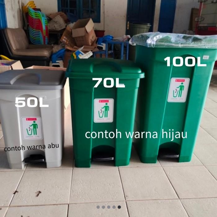 Tempat Sampah Injak 70 Liter Tempat Sampah Besar Tong Sampah Besar Terlaris 100 % Original