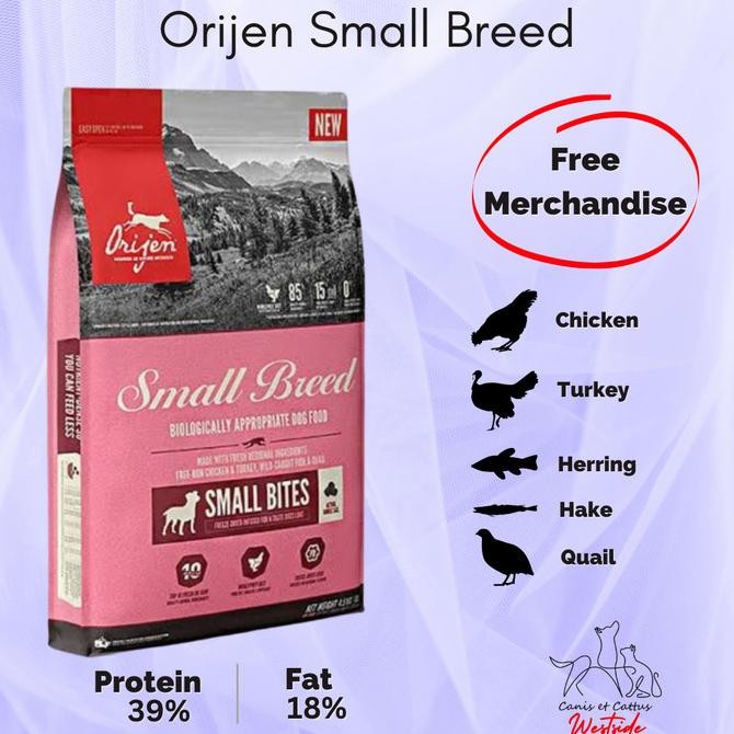 Promo Orijen Small Breed 4,5 Kg (Dog Food)