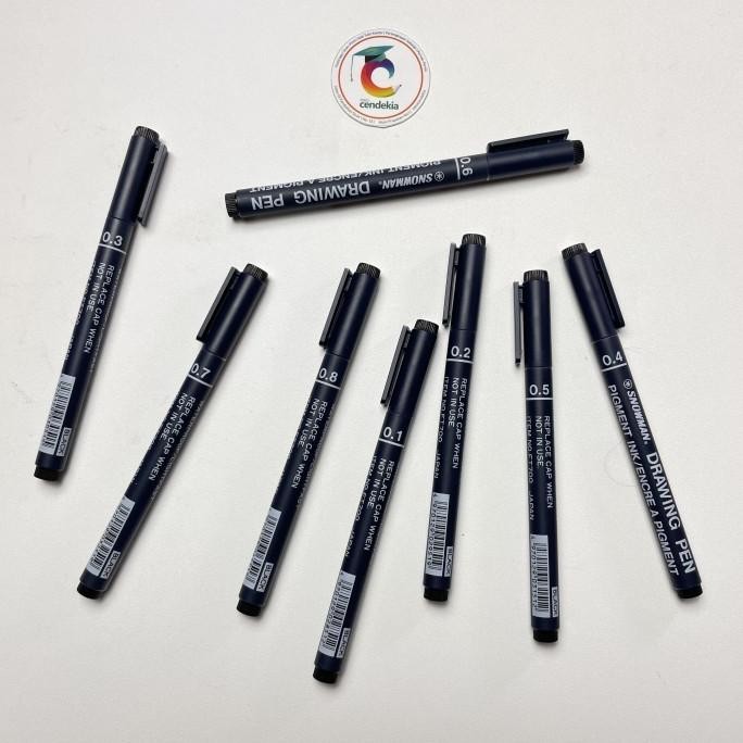 

populer] Drawing Pen SNOWMAN FT 700 Hitam 0,1-0,8