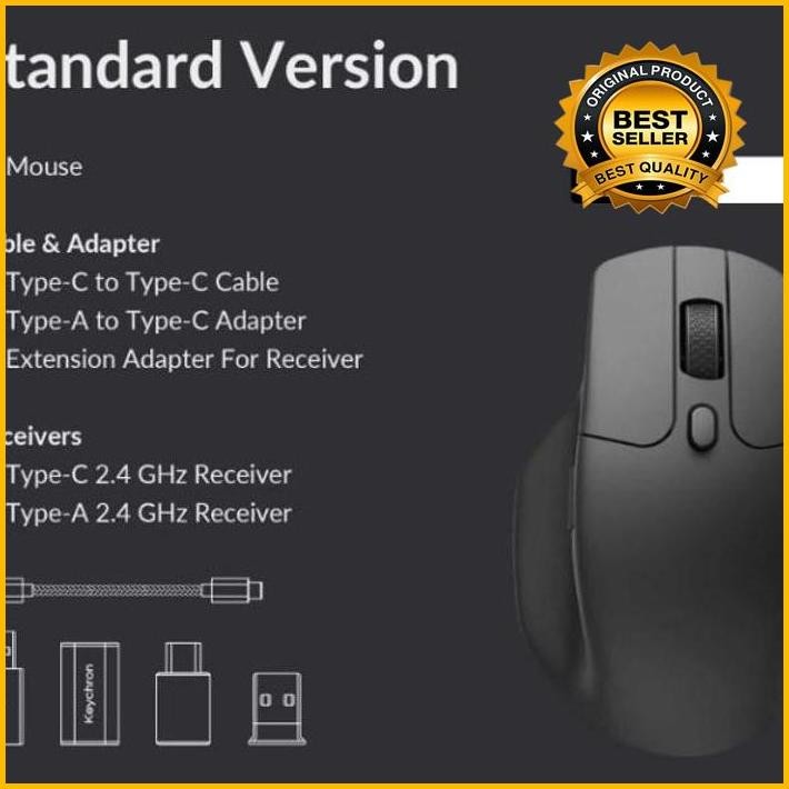 Keychron M6 Wireless Mouse Termurah 100 % Original