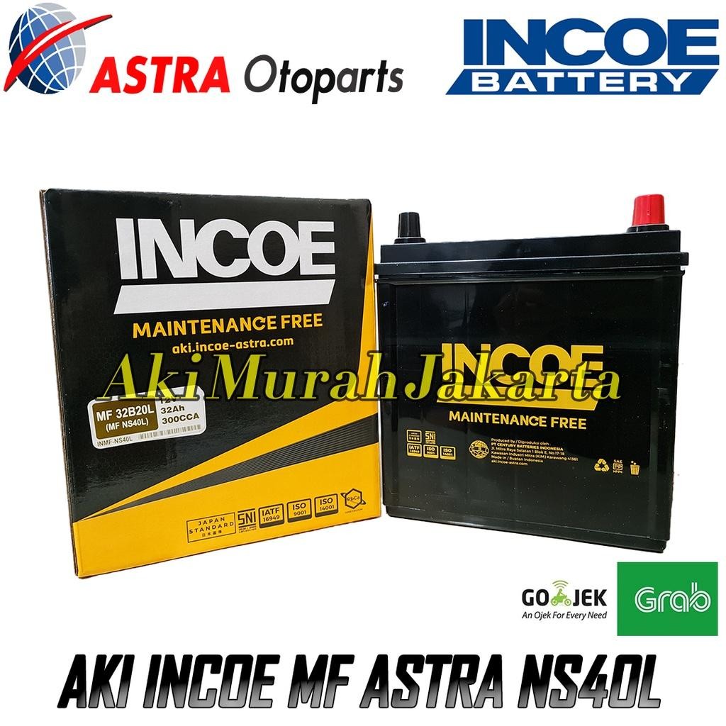 Aki Mobil Honda Brio Incoe Mf Astra Ns40L Aki Kering 12V / 32Ah
