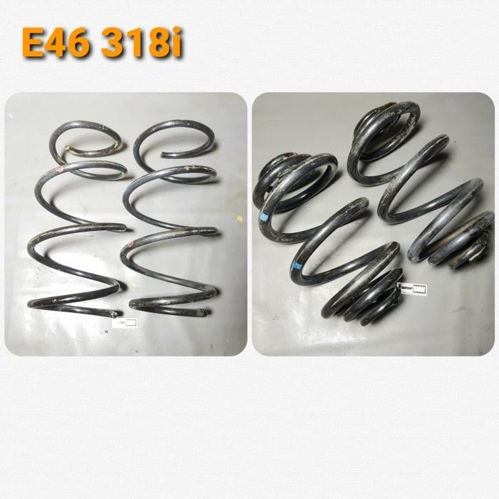 Per Coil Spring Depan Belakang Standard Ori Bmw 318I E46 Thn 99-04 {Part By Bmw Speciall Part}