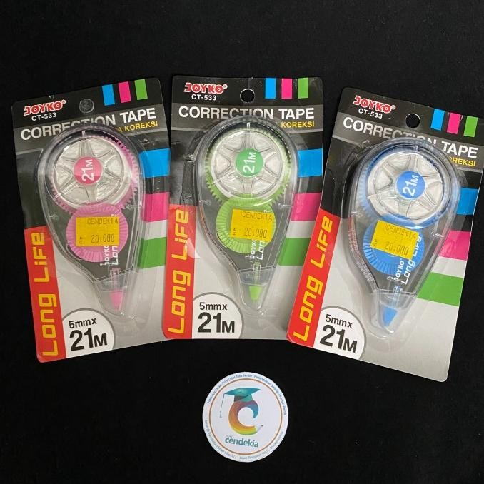 

Silahkan Order] Correction Tape Tip-Ex Kertas JOYKO CT-533