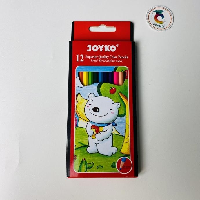 

*#*#*#] Pensil Warna Kualitas Super JOYKO 12 Warna Panjang Color Pencil