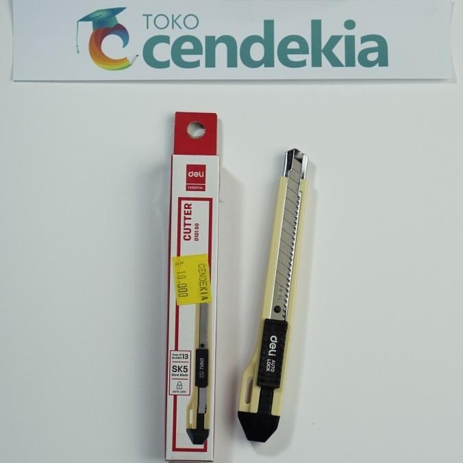

+%+%+%] Pisau Cutter Kater DELI ESSENTIAL D101 50 Kecil