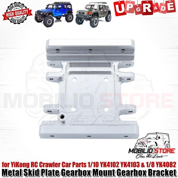 Grosir Upgrade Metal Skid Plate Gearbox Mount For Yikong Yk4102 Yk4103 Yk4082