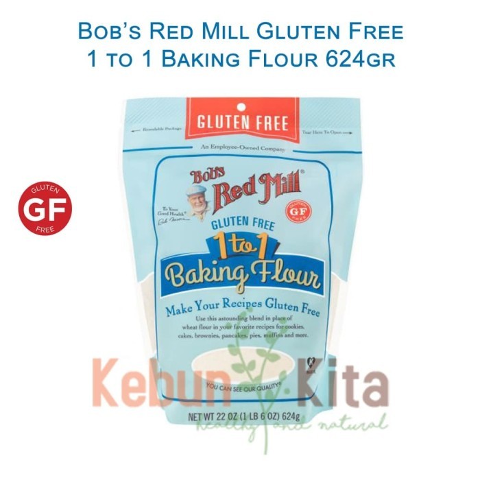 

Bob's Red Mill Gluten Free 1 to 1 Baking Flour 623gr