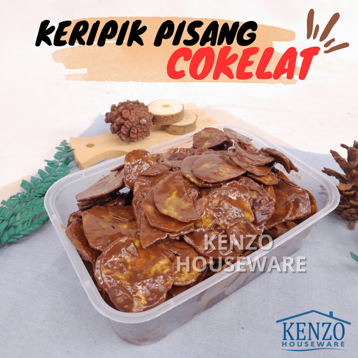 

Keripik Pisang Cokelat Lumer Keripik Pisang Rasa Manis Toples 200 Gram