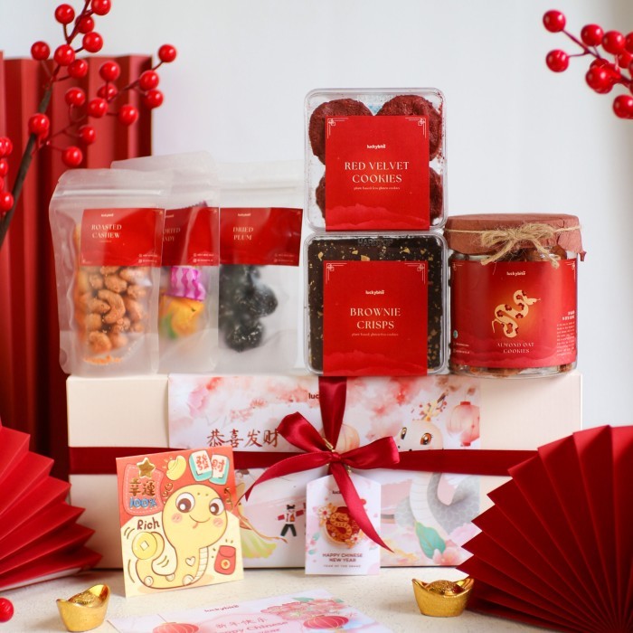 

Hampers Imlek / Cny Hampers - Spring Set - Semi Hardbox Terlaris