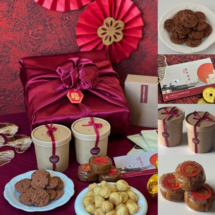

Prosperity-Hampers Imlek Cny Chinese New Year Lunar Gift/Parcel Sincia Murah