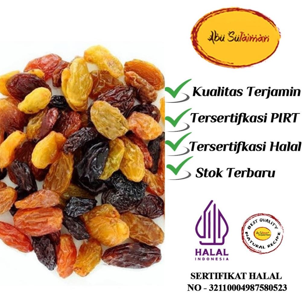 

MIX RAISINS UNSWEETENED 1 KG / KISMIS CAMPUR 1 KG / PUM MIX RAISIN ABU SULAIMAN JAKARTA