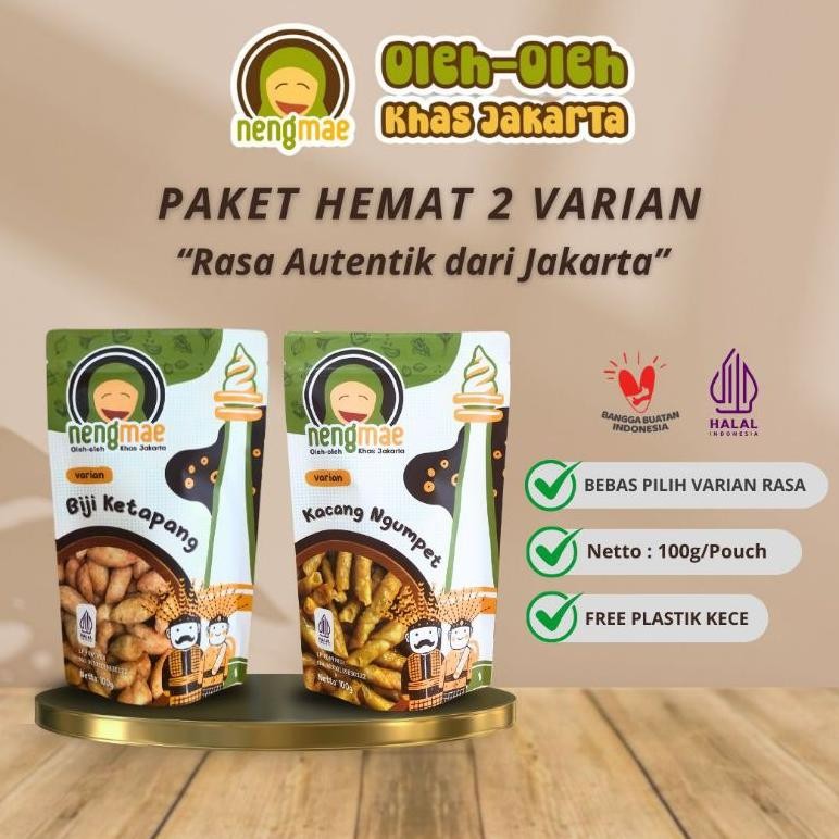 

PAKET HEMAT OLEH-OLEH JAKARTA (2 VARIAN) - FREE PLASTIK KECE