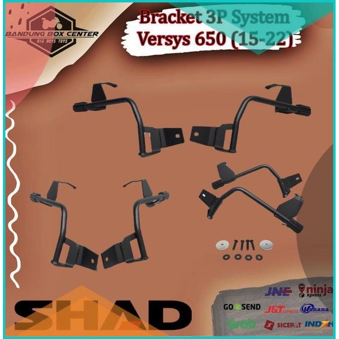 Bracket SideBox Breket Side Box Shad 3P System Versys 650 Shad Versys