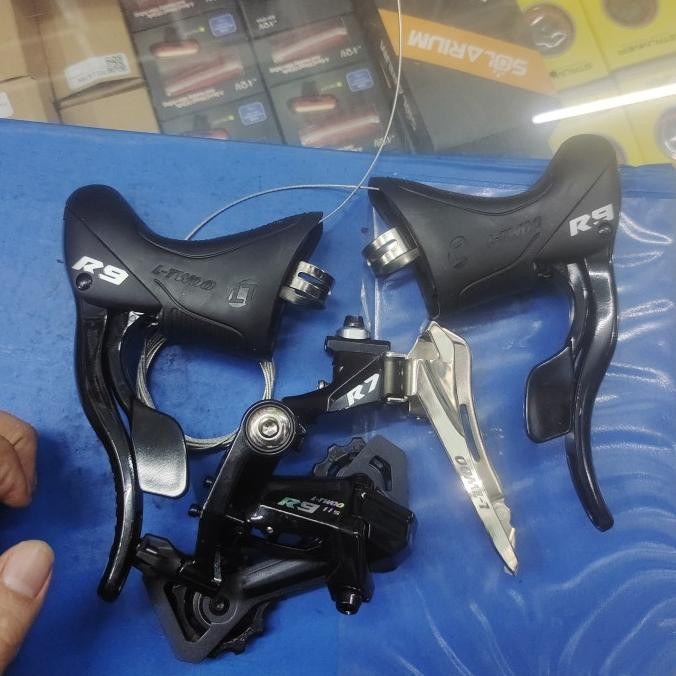 Grup set mini Roadbike LTwoo R9 2 x 11speed Brifter RD FD 11 speed LTwoo Road