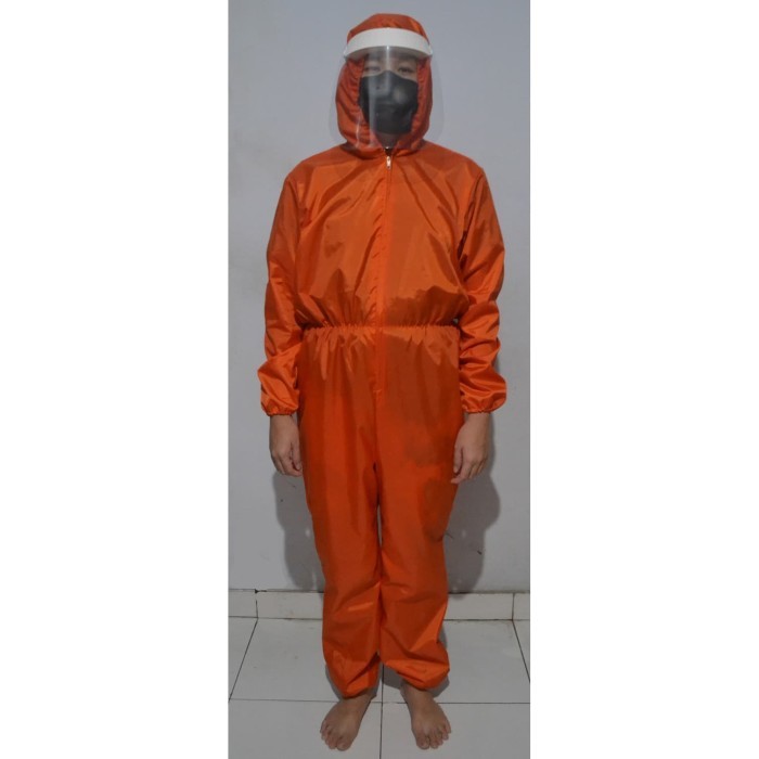 APD - Coverall Hazmat Bahan WATER PROOF Nylon Polypropelene
