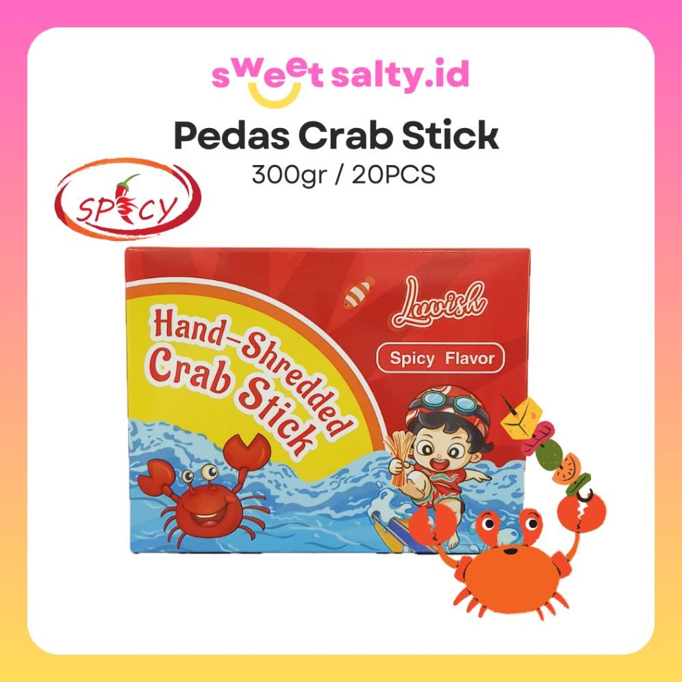 

Lianggui Spicy CRAB STICK 300g | | PEDAS | Snack Pedas Sambal | Makanan | Snack