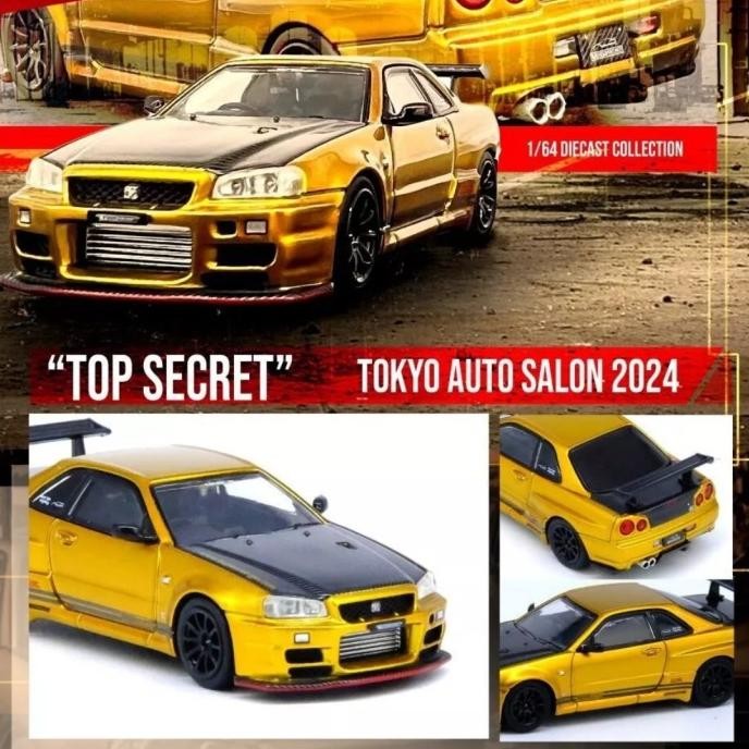 Murah Inno Nissan Skyline Gt-R R34 Top Secret Mdx Malaysia Diecast Expo 2024