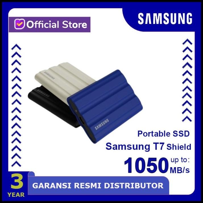 Samsung SSD T7 Shield 1TB Portable SSD Eksternal SSD USB 3.2