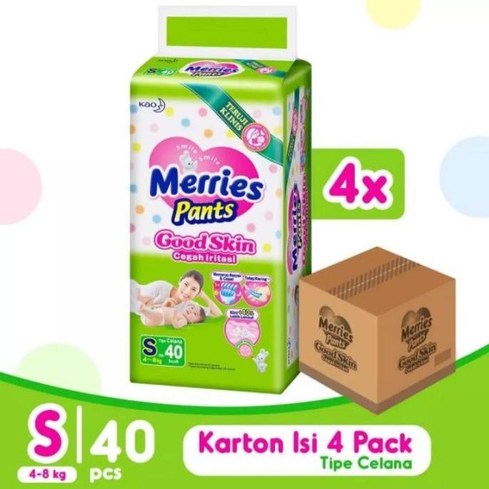 MERRIES GOOD SKIN PANTS S40 1 KARTON ISI 4 PCS