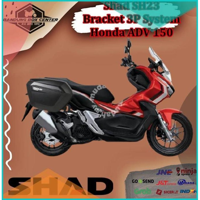 Paket Box Motor Box Shad SH23 Sidebox dan Bracket 3P System Honda ADV