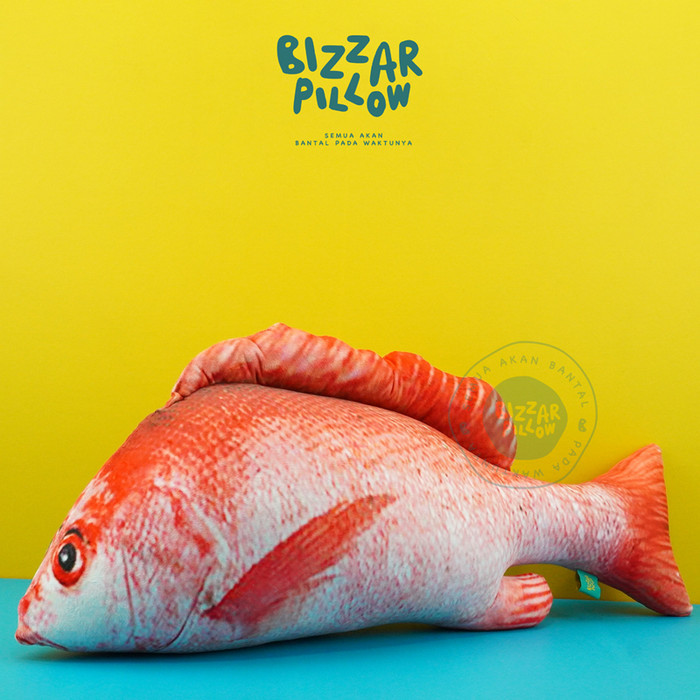 Bantal Bentuk Ikan Kakap Merah Jumbo Size Xl #Gratisongkir #Sale #Discount