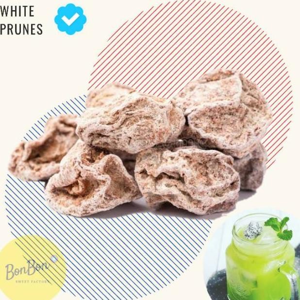 

Kiamboy Putih Asin / Kiamboi Putih Kemerahan Untuk Jus Kedondong / White Prunes Plum Putih