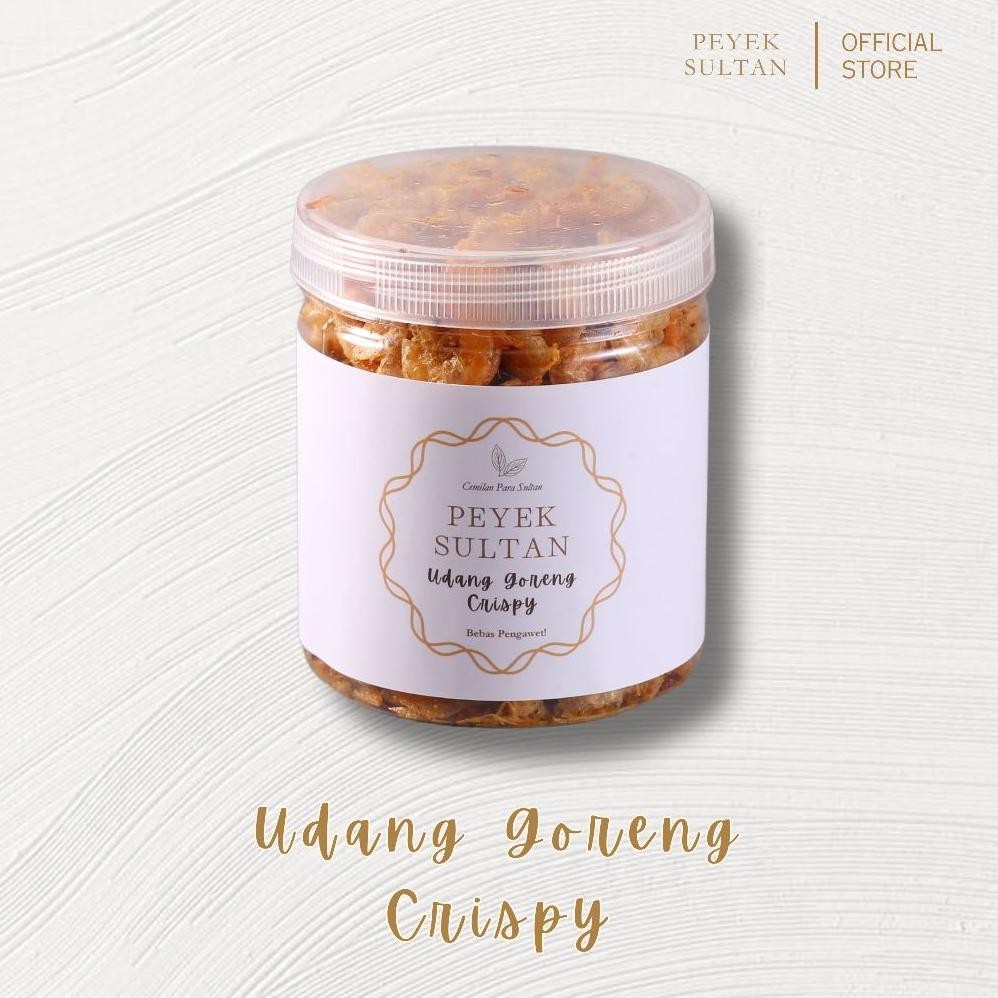 

Udang Goreng Crispy (Medium / Large) | Lauk Enak, Gurih, dan Renyah | Tanpa Pengawet | Peyek Sultan