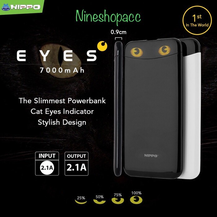 Hippo Powerbank EYES 7000 mAh-Hippo Original