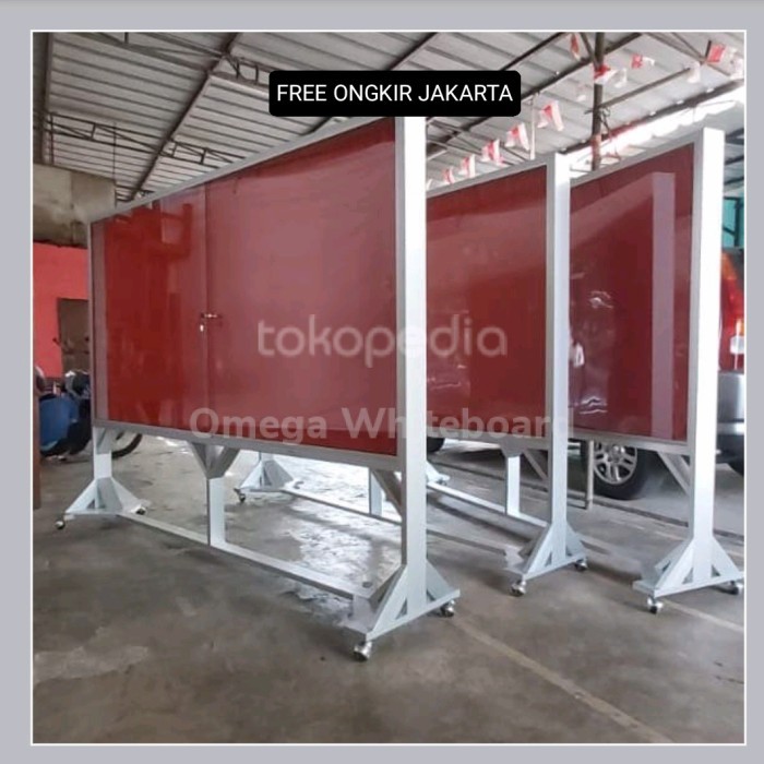 

TERLARIS! mading kaca 120 x 240