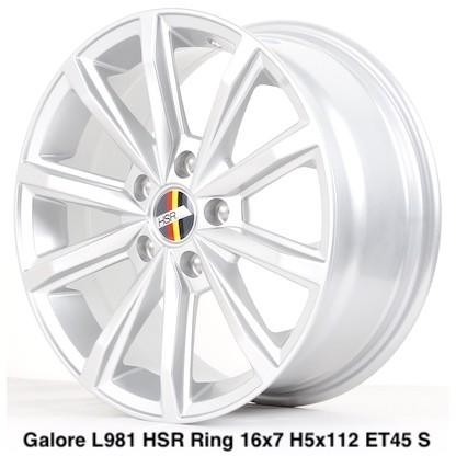 Velg Mobil Audi Chairman Mercy Ring 16 Lubang 5X112 Hsr Wheel Galore Silver