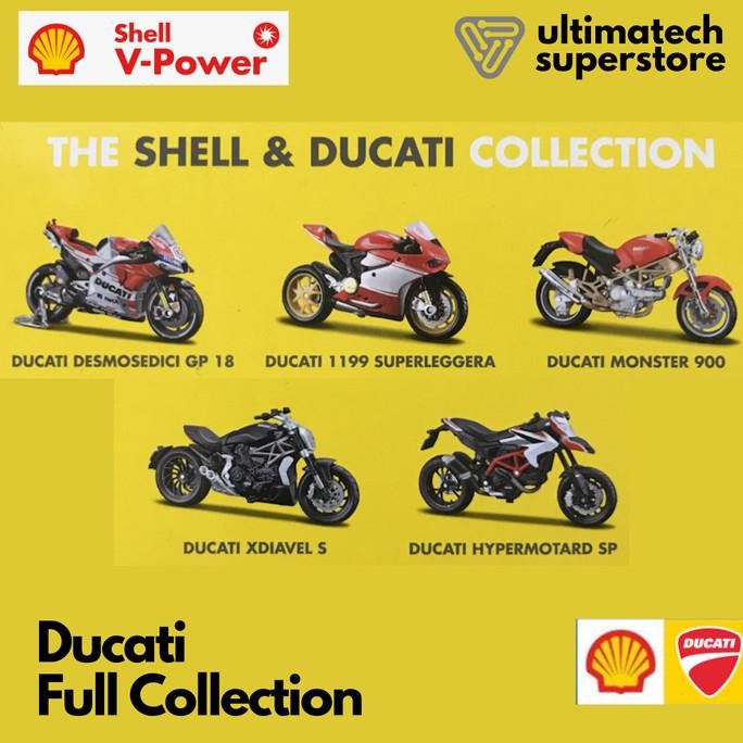 Shell & Ducati Diecast Bburago Scale 1:18 Full Collection