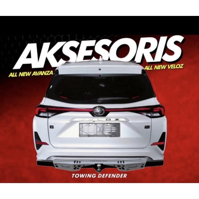 Bumper Towing Defender Silver Avanza / Veloz / Xenia 2022 Super Quality