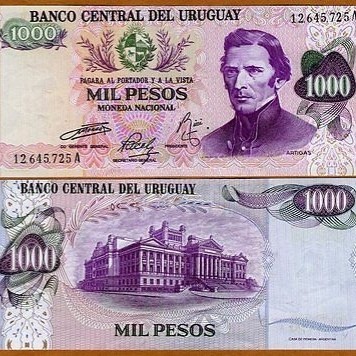 Uruguay 1000 Pesos 1974