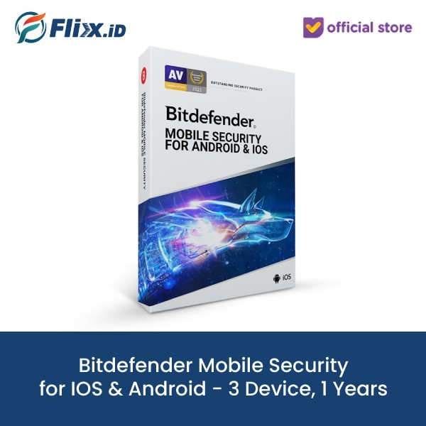 BITDEFENDER Mobile Security for IOS & Android - 3 Device,1 Year