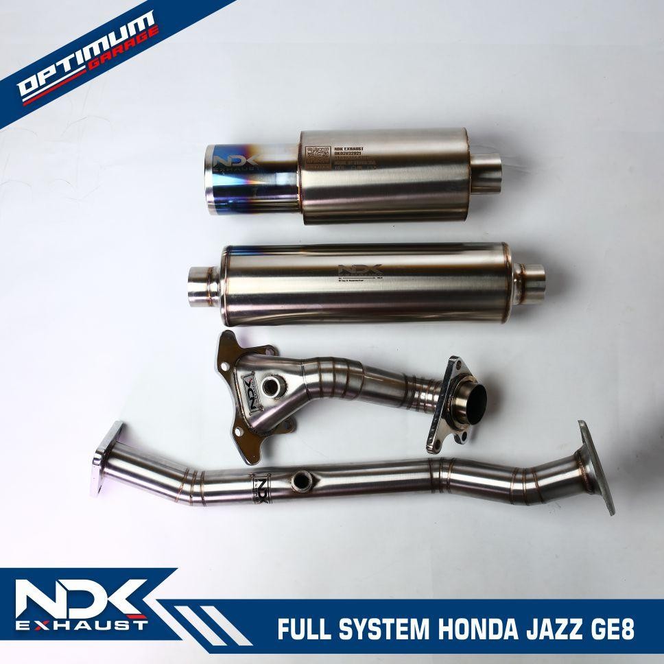 Full Sistem Pnp Knalpot Mobil Ndk Exhaust Muffler Dk-03V3 Resonator Hold  Atau Straight Mobil Honda 