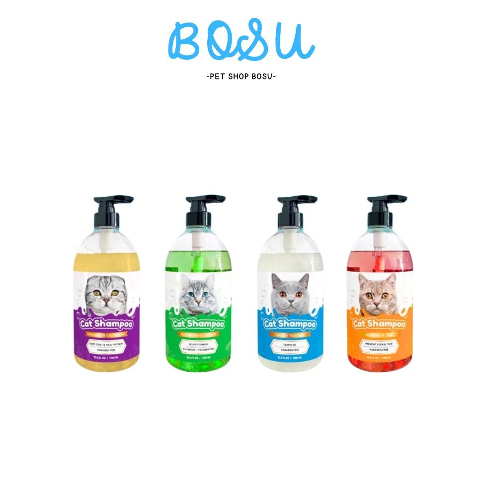 Volk Shampoo mandi anak kucing 1 liter anti jamur anti kutu 2in1