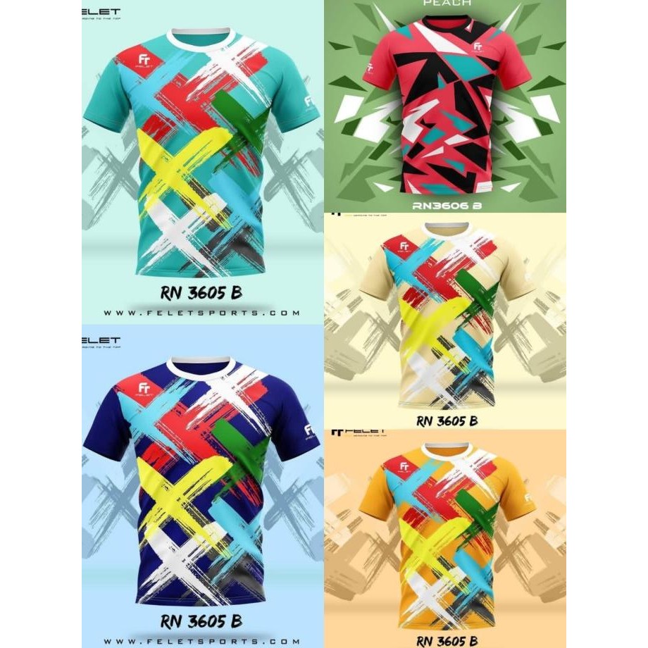 Kaos Baju Badminton Bulutangkis Olahraga Felet Termurah Terlaris