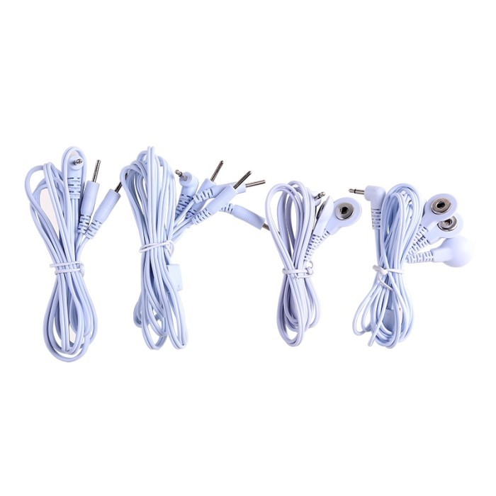 2/4-way 2.5/3.5mm TENS Cable Electrode Wire for EMS TENS Unit Therapy