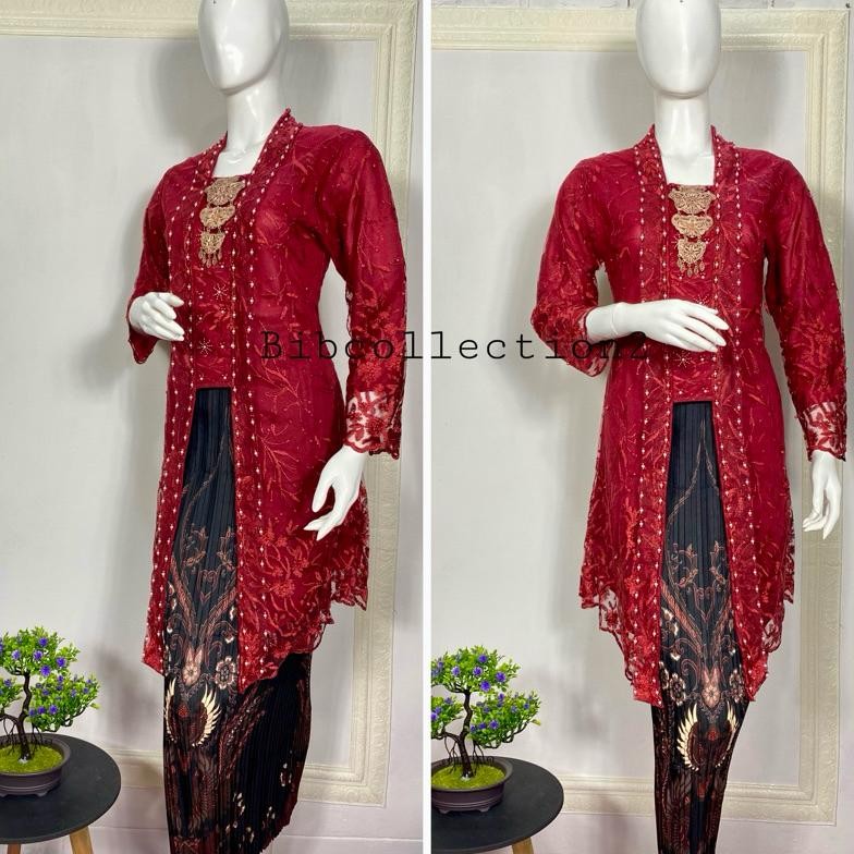 ns kebaya modern/kebaya tile/kebaya kutubaru payet/kebaya hitam kutubaru/kebaya wisuda