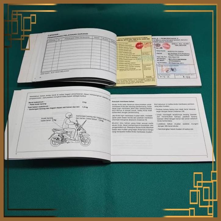 

[KNC] BUKU MANUAL VARIO 2011 JB 0403689 59 DAN 116 HALAMAN KONDISI 95% 2 PCS