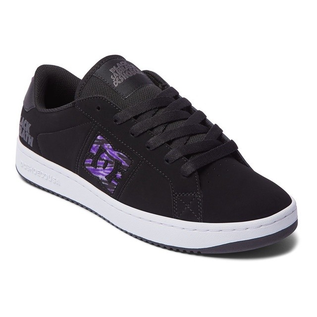 DC Shoes Men Sabbath Striker Shoes Black/White/Purple ADYS100691