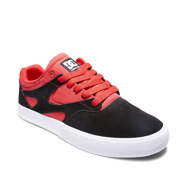 DC Shoes Men Kalis Vulc Shoes Black/Athletic Red ADYS300569
