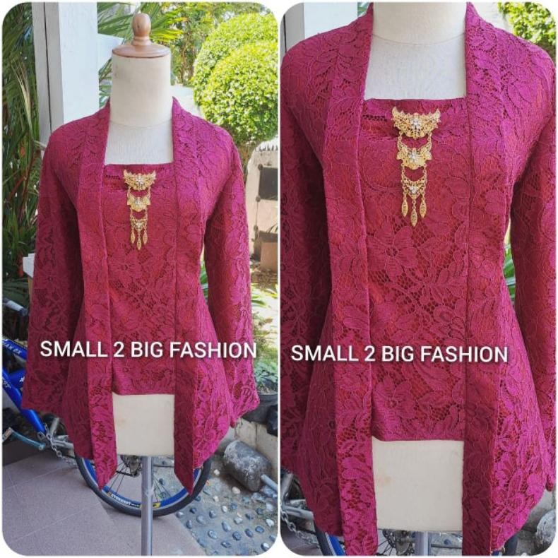 dem kebaya modern /kebaya kutubaru / kebaya brukat / kebaya brokat jumbo / kebaya wisuda muslim bsiz